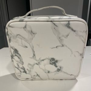 Travel Makeup Bag Marble Design